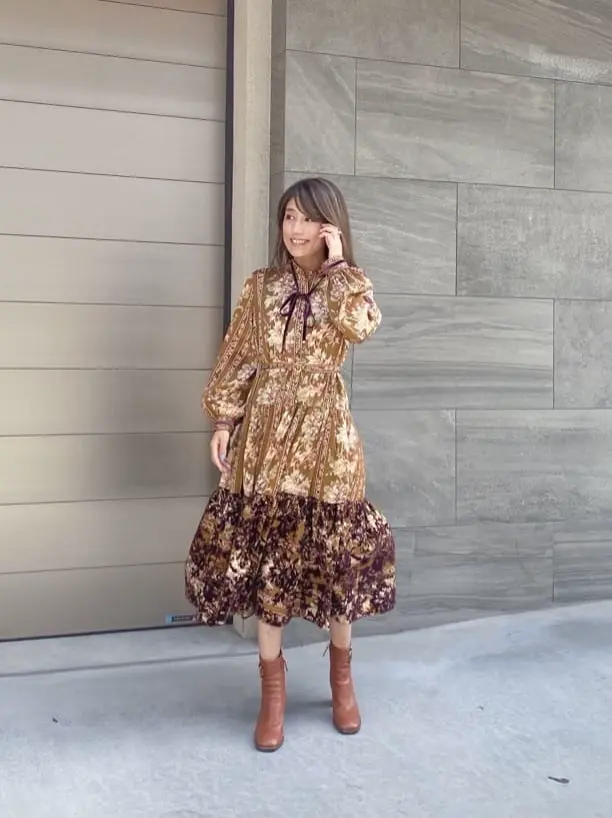 ORIGINATED IN GRACE CONTINENTAL yukimi yonee コーディネート画像