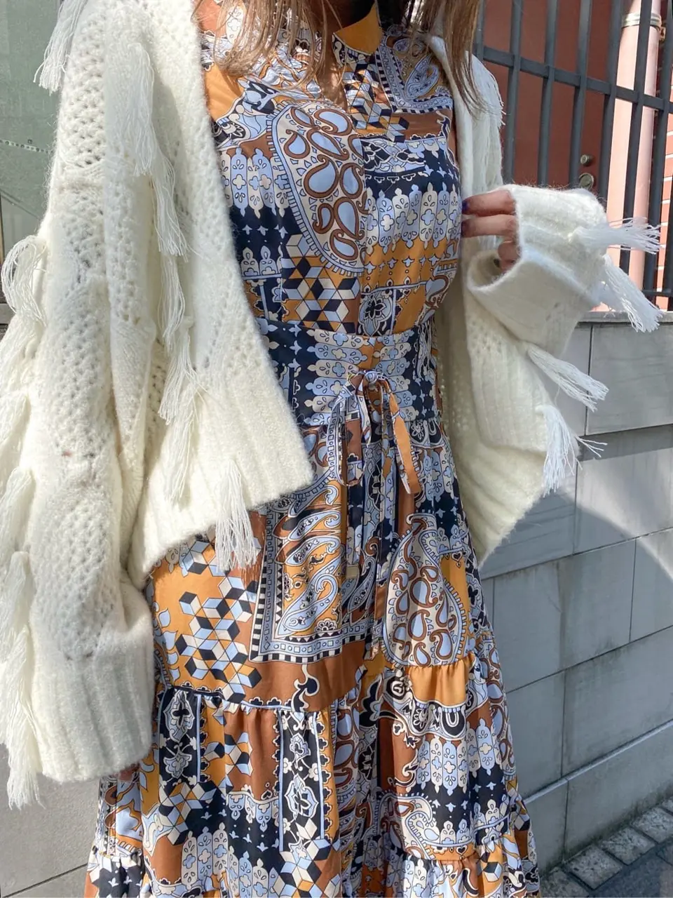 ORIGINATED IN GRACE CONTINENTAL yukimi yonee コーディネート画像