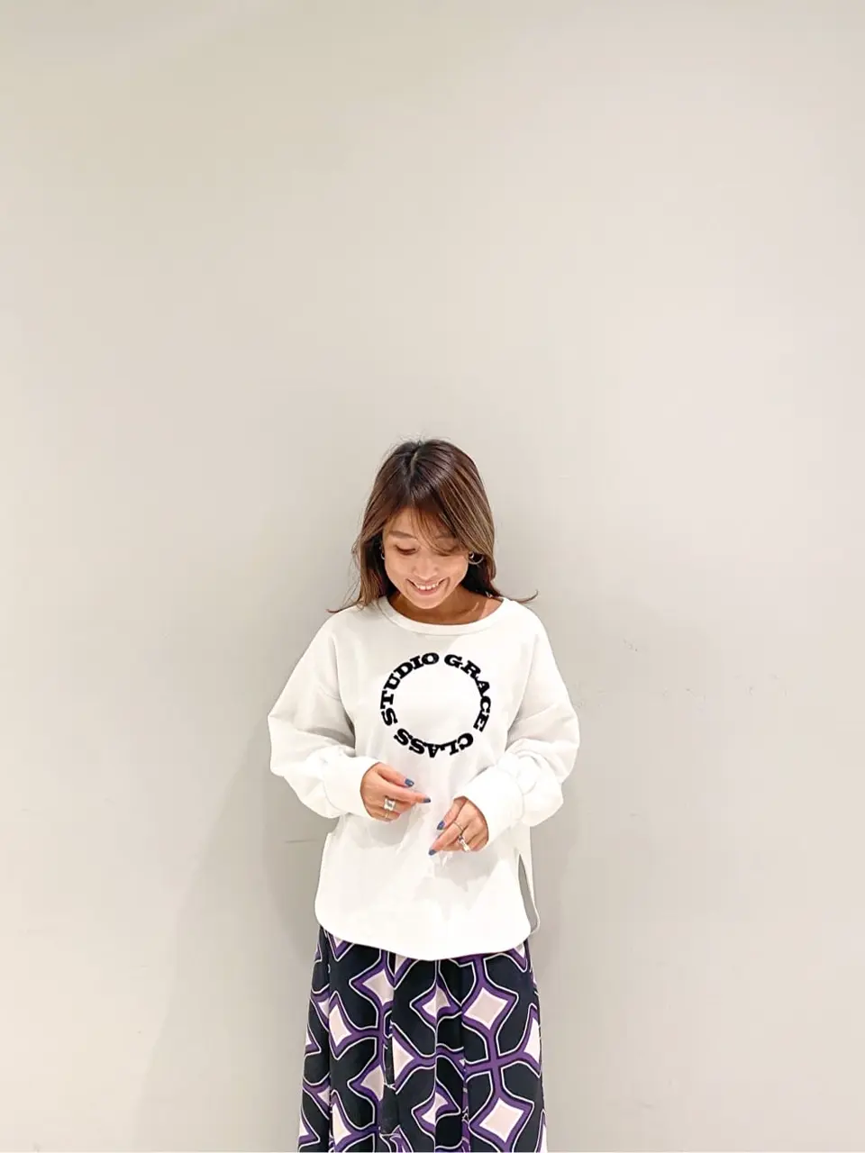 ORIGINATED IN GRACE CONTINENTAL yukimi yonee コーディネート画像