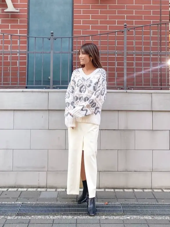 ORIGINATED IN GRACE CONTINENTAL yukimi yonee コーディネート画像