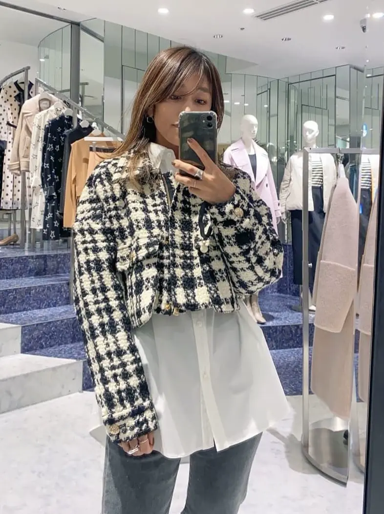 ORIGINATED IN GRACE CONTINENTAL yukimi yonee コーディネート画像