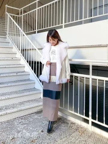 ORIGINATED IN GRACE CONTINENTAL yukimi yonee コーディネート画像