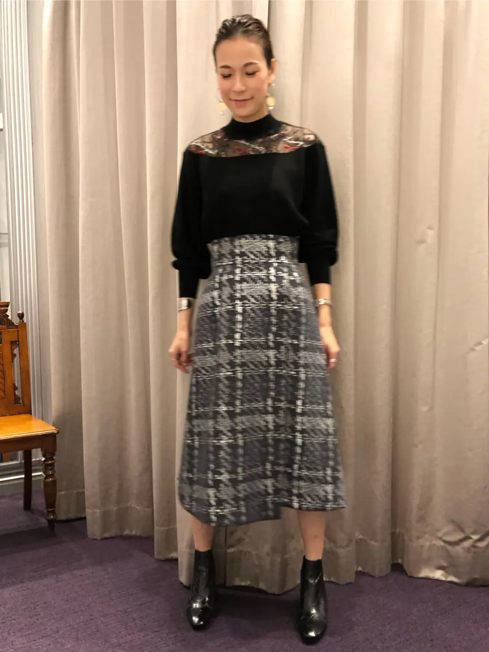 ORIGINATED IN GRACE CONTINENTAL 亀田 未希 コーディネート画像