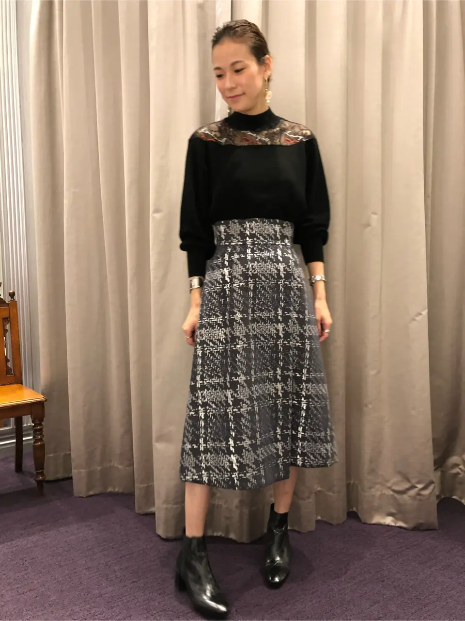 ORIGINATED IN GRACE CONTINENTAL 亀田 未希 コーディネート画像