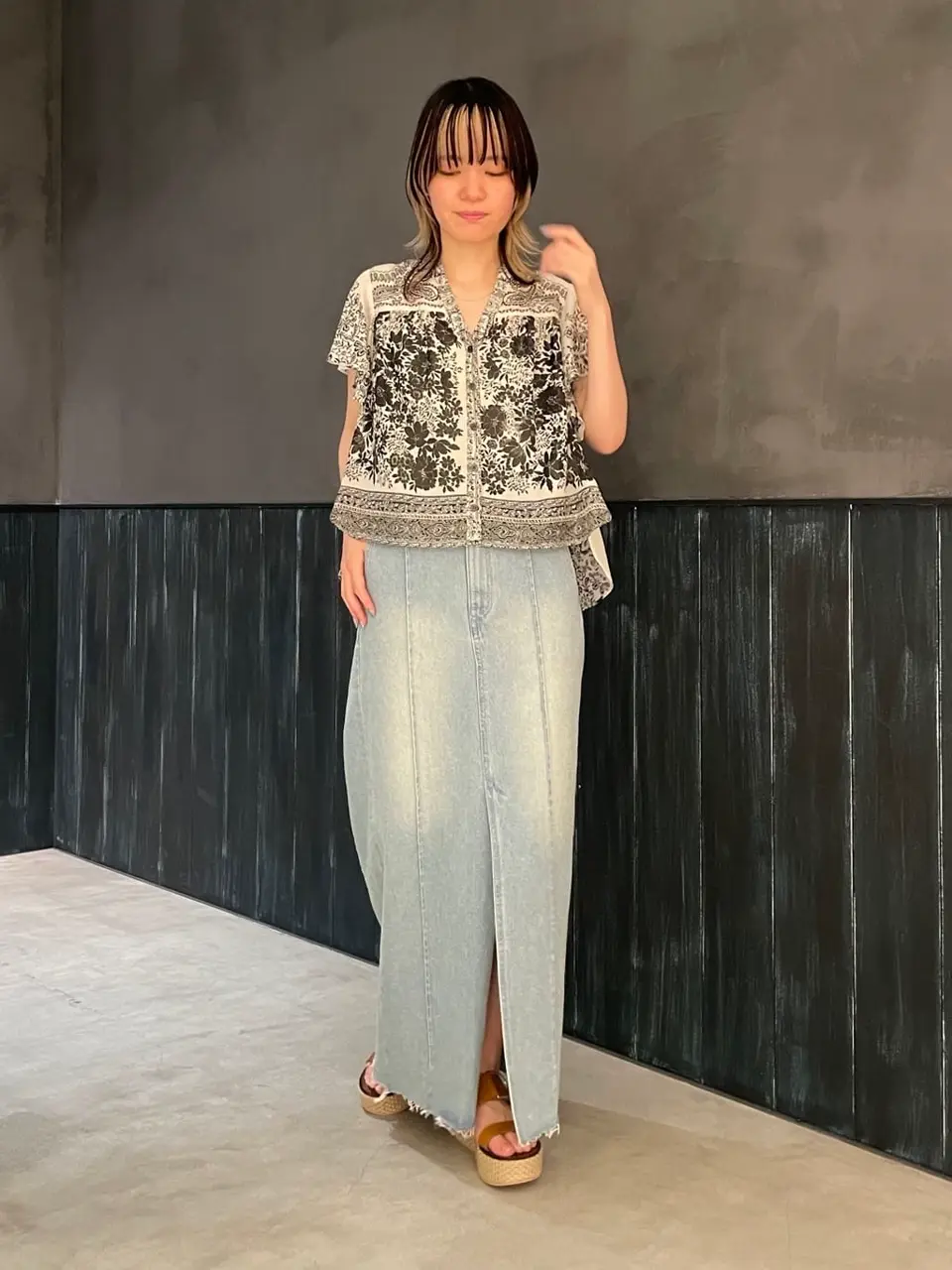 ORIGINATED IN GRACE CONTINENTAL 三浦　芙優 コーディネート画像