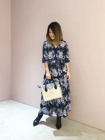 ORIGINATED IN GRACE CONTINENTAL yukimi yonee コーディネート画像