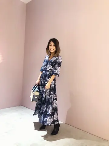 ORIGINATED IN GRACE CONTINENTAL yukimi yonee コーディネート画像