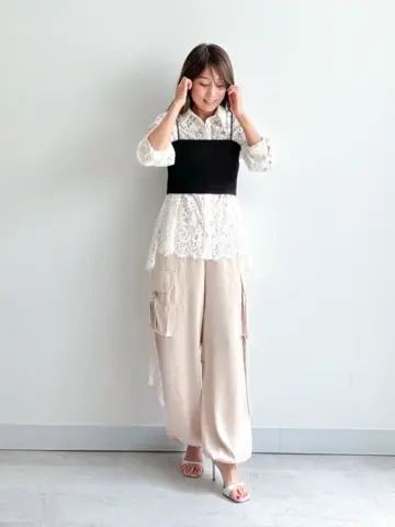 ORIGINATED IN GRACE CONTINENTAL yukimi yonee コーディネート画像