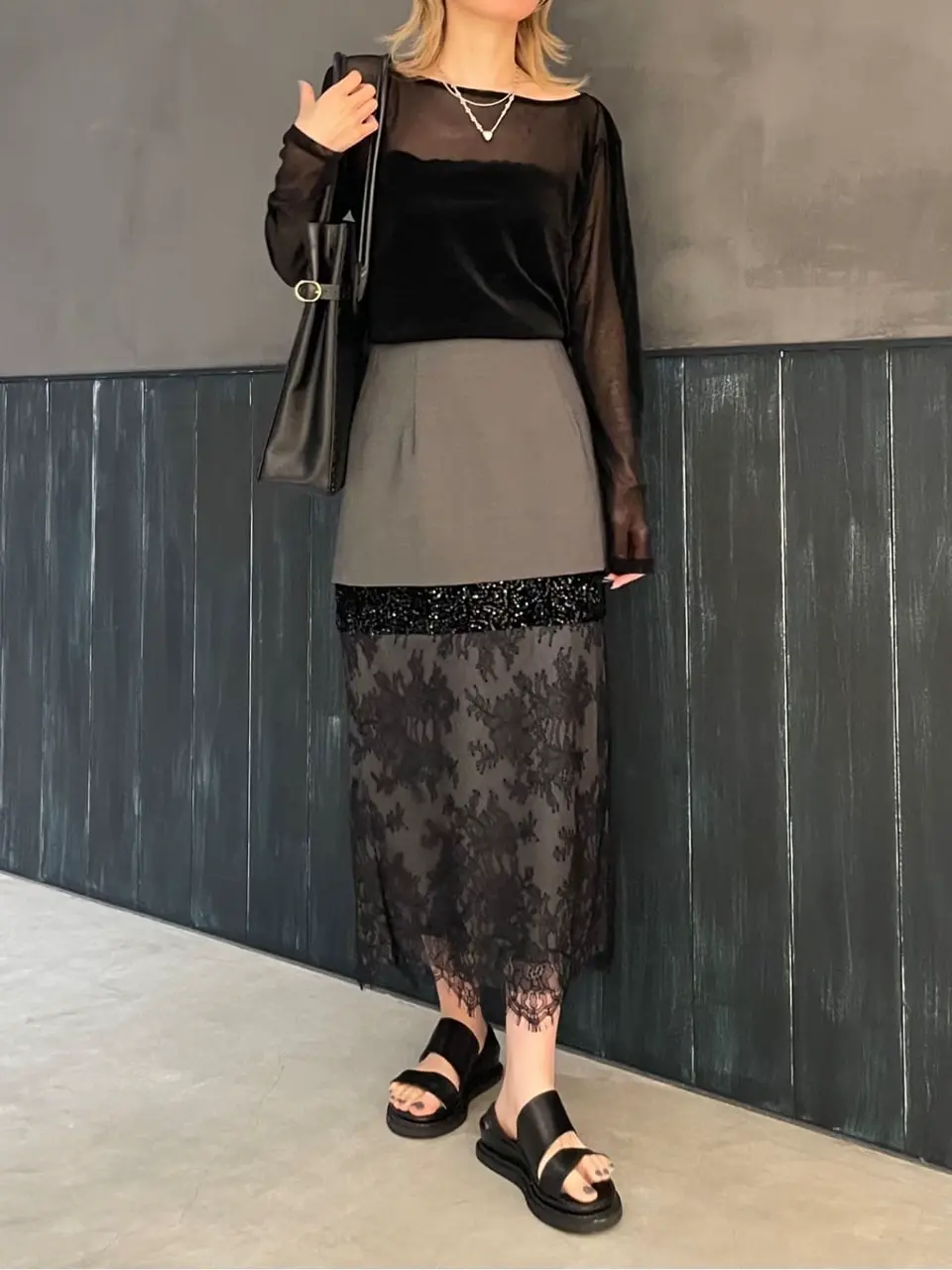 ORIGINATED IN GRACE CONTINENTAL 三浦　芙優 コーディネート画像