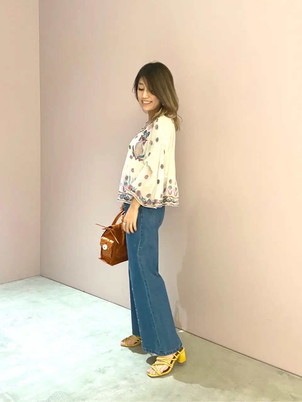 ORIGINATED IN GRACE CONTINENTAL yukimi yonee コーディネート画像