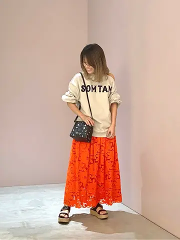 ORIGINATED IN GRACE CONTINENTAL yukimi yonee コーディネート画像