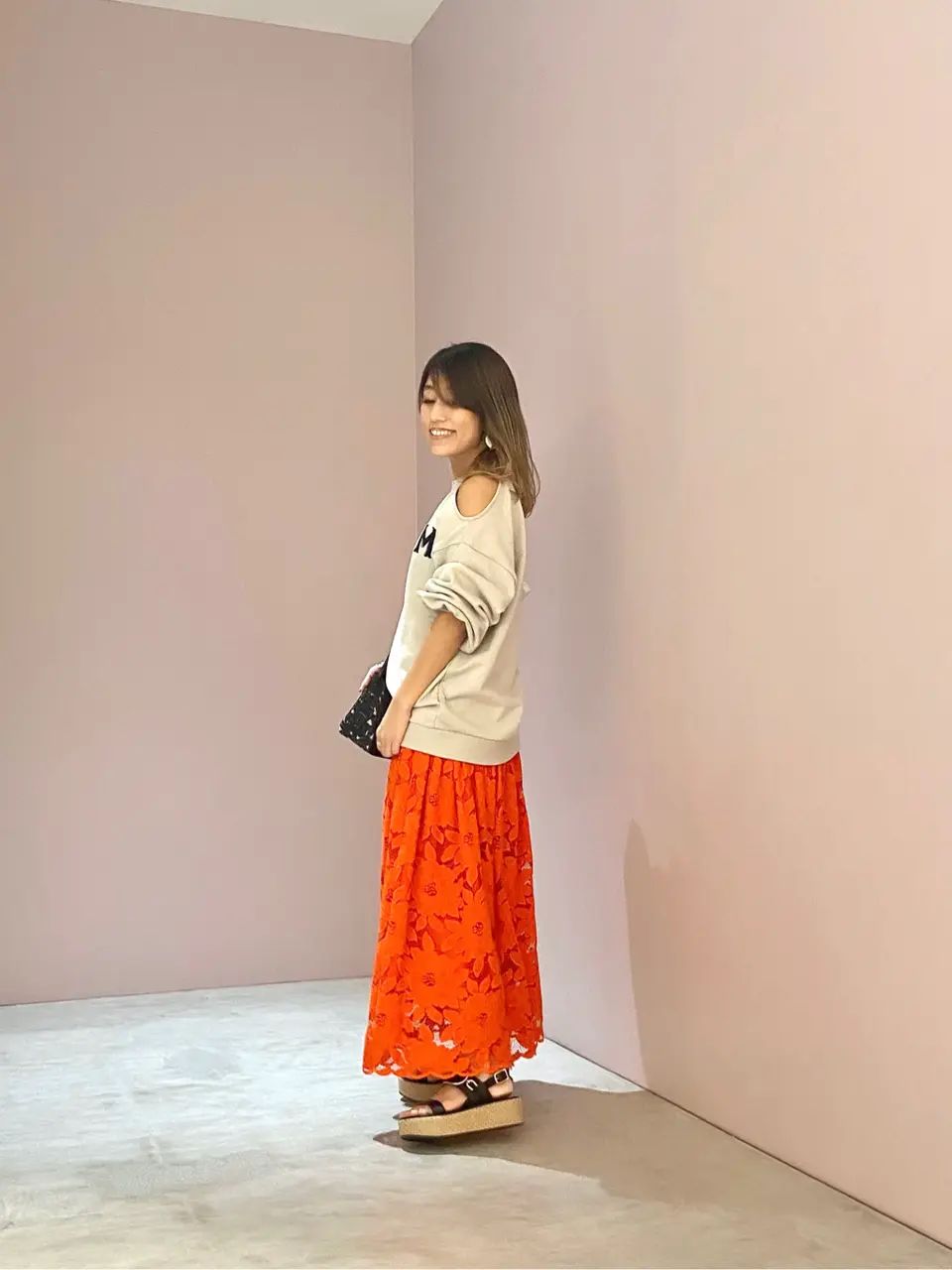 ORIGINATED IN GRACE CONTINENTAL yukimi yonee コーディネート画像