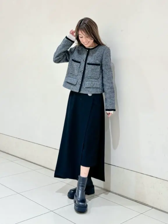 ORIGINATED IN GRACE CONTINENTAL yukimi yonee コーディネート画像