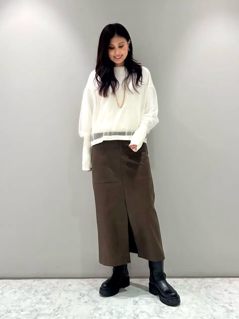 ORIGINATED IN GRACE CONTINENTAL 志田　悠 コーディネート画像