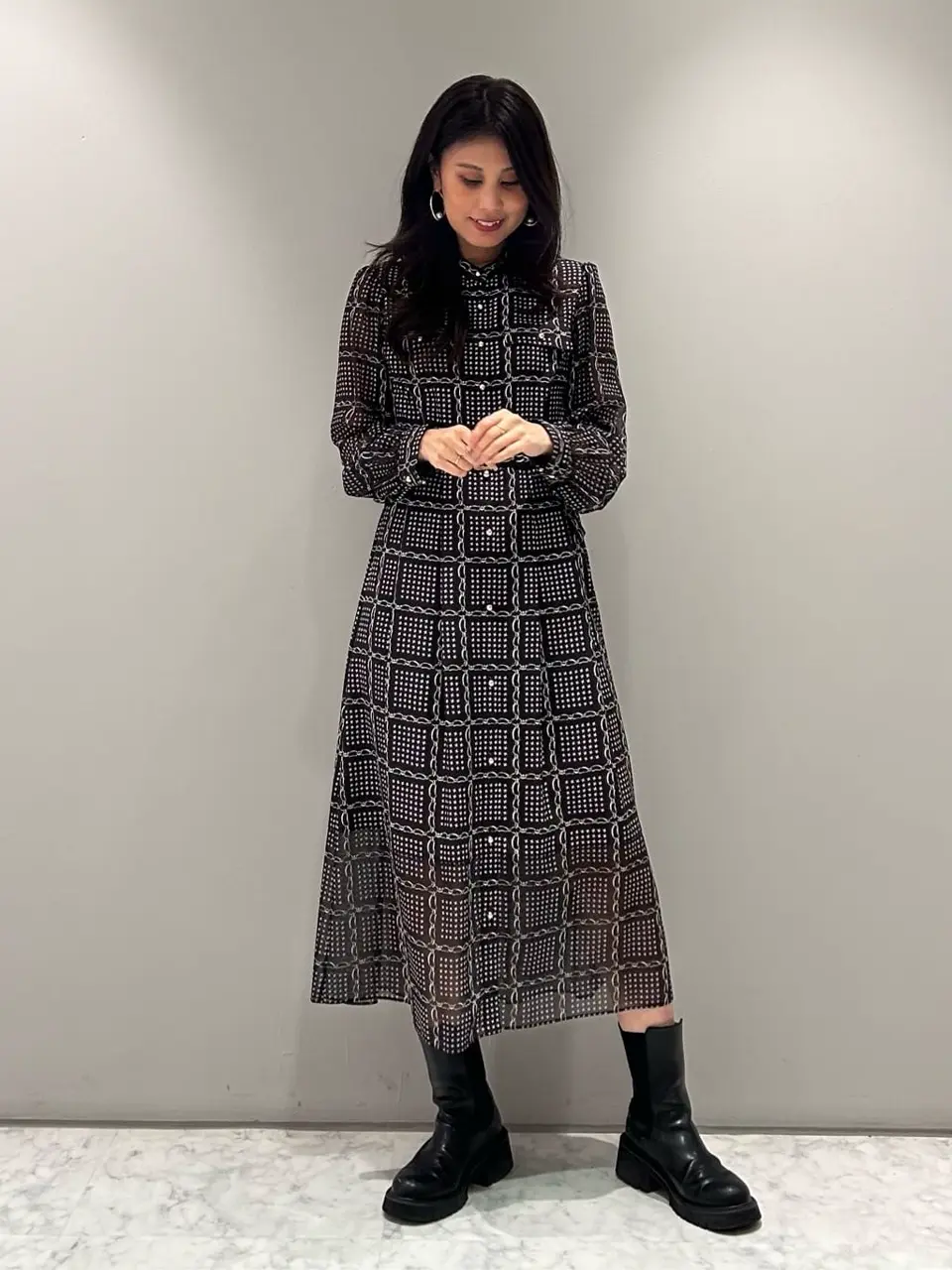 ORIGINATED IN GRACE CONTINENTAL 志田　悠 コーディネート画像