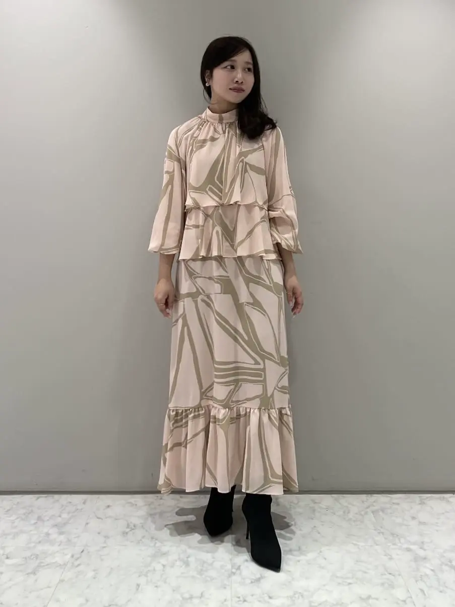 グレースコンチネンタル キカラッフルレイヤードワンピース キカラッフルレイヤードワンピース / GRACE CONTINENTAL | GRACE