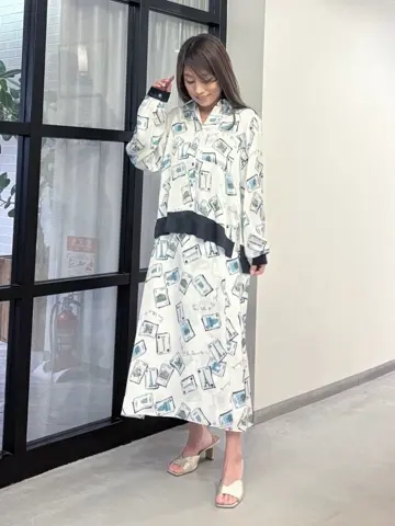 ORIGINATED IN GRACE CONTINENTAL yukimi yonee コーディネート画像