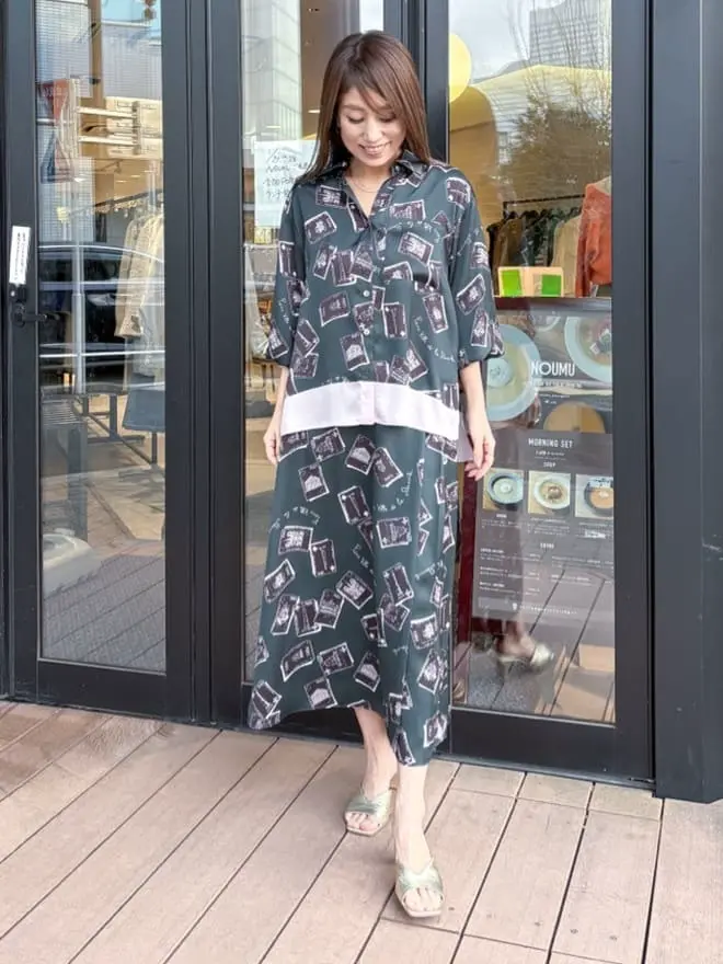 ORIGINATED IN GRACE CONTINENTAL yukimi yonee コーディネート画像