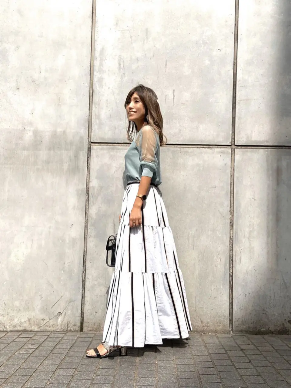 ORIGINATED IN GRACE CONTINENTAL yukimi yonee コーディネート画像