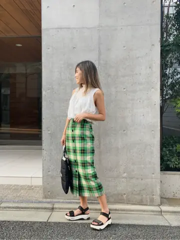 ORIGINATED IN GRACE CONTINENTAL yukimi yonee コーディネート画像