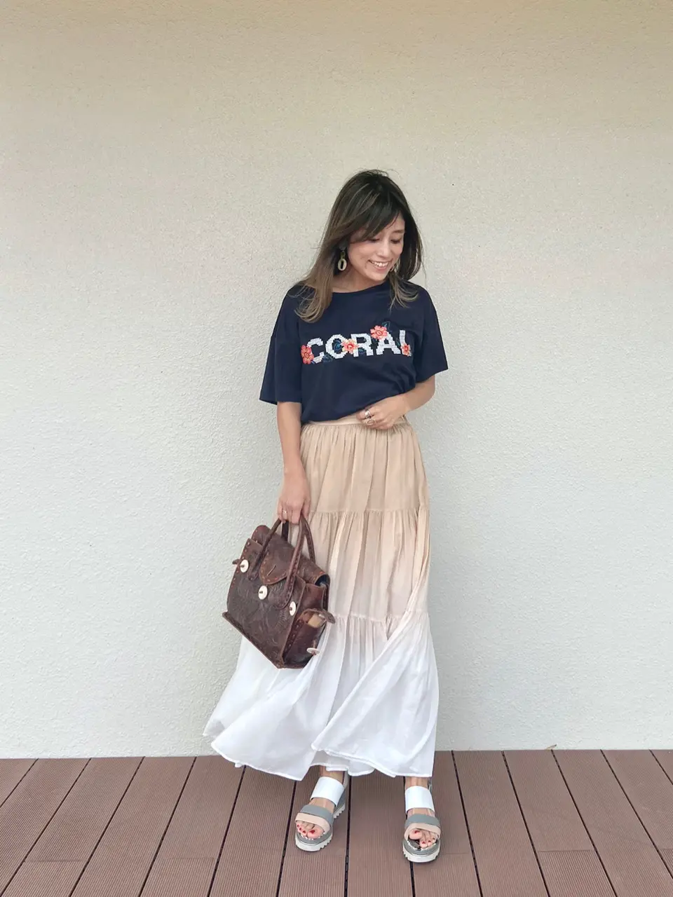 ORIGINATED IN GRACE CONTINENTAL yukimi yonee コーディネート画像