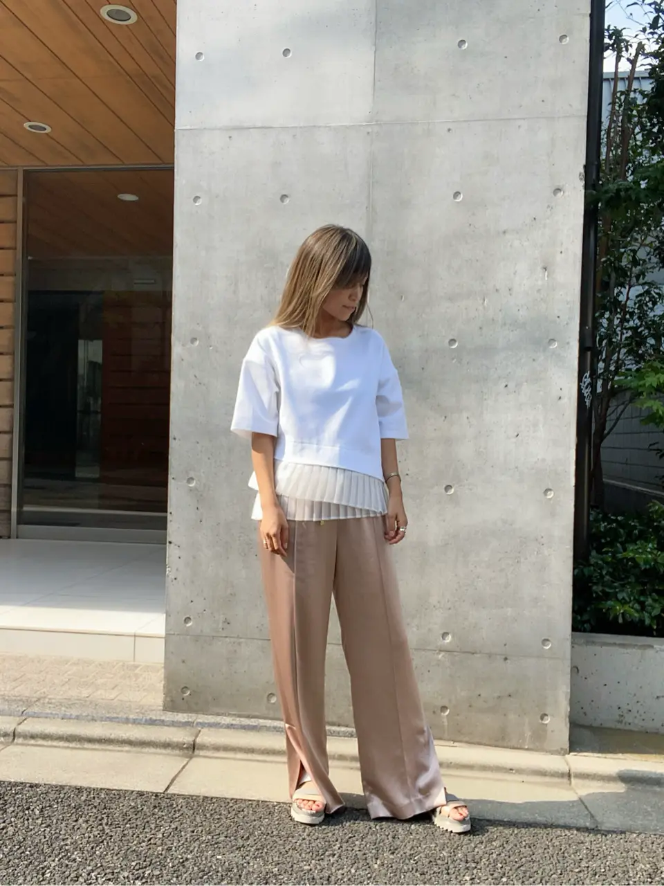 ORIGINATED IN GRACE CONTINENTAL yukimi yonee コーディネート画像