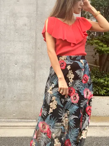 ORIGINATED IN GRACE CONTINENTAL yukimi yonee コーディネート画像