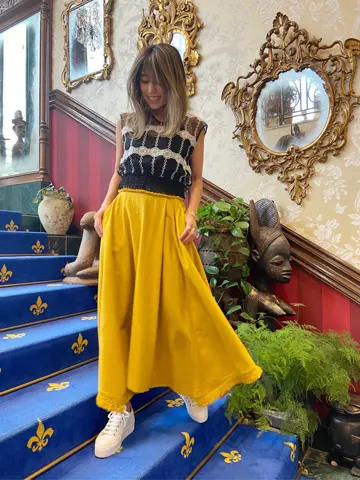 ORIGINATED IN GRACE CONTINENTAL yukimi yonee コーディネート画像