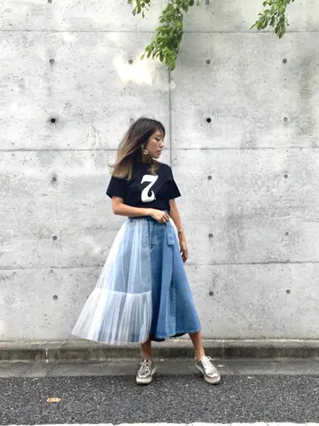 ORIGINATED IN GRACE CONTINENTAL yukimi yonee コーディネート画像