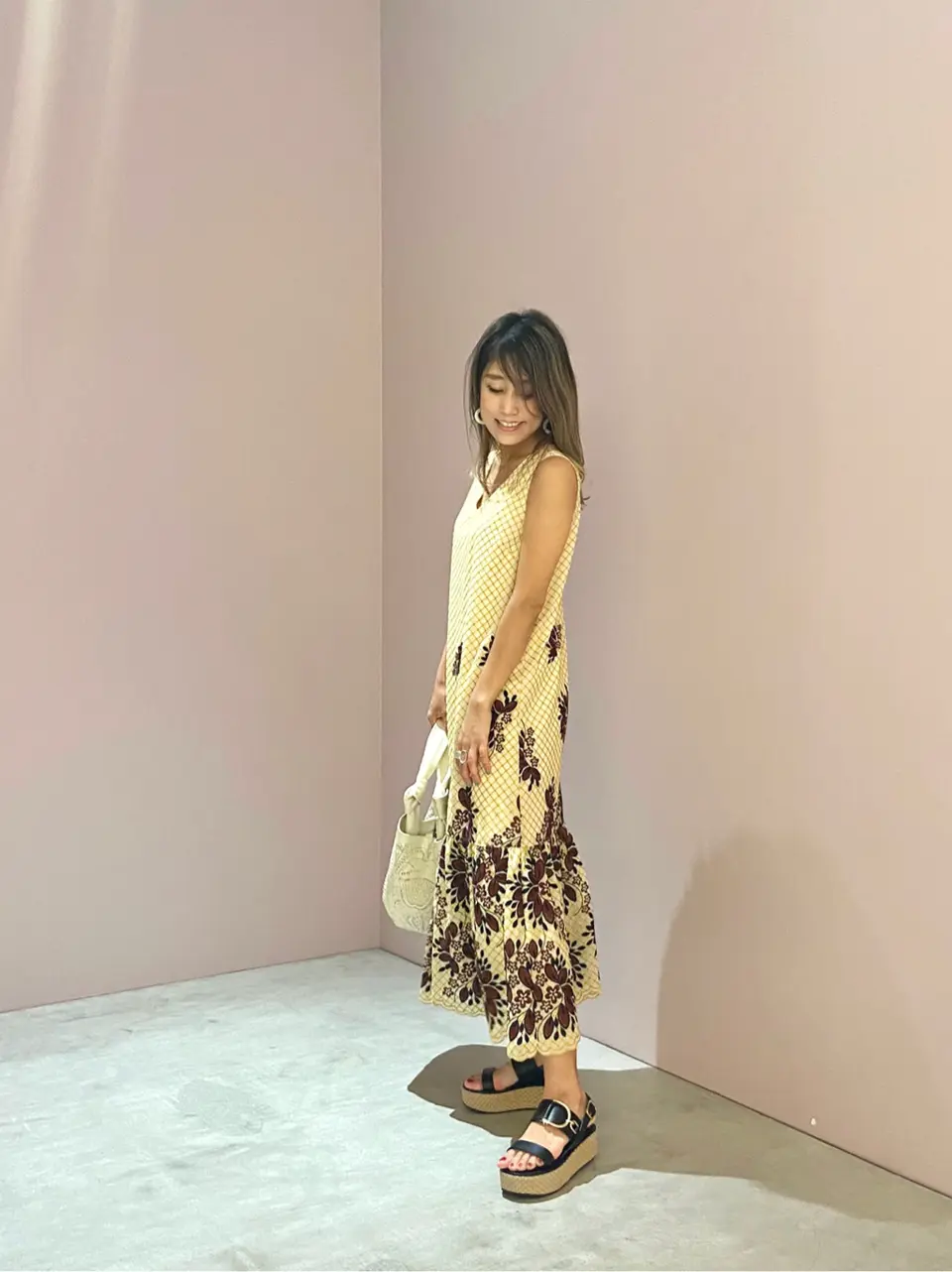 ORIGINATED IN GRACE CONTINENTAL yukimi yonee コーディネート画像