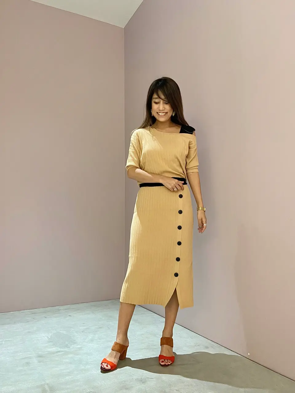 ORIGINATED IN GRACE CONTINENTAL yukimi yonee コーディネート画像