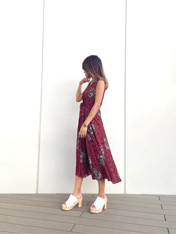 ORIGINATED IN GRACE CONTINENTAL yukimi yonee コーディネート画像