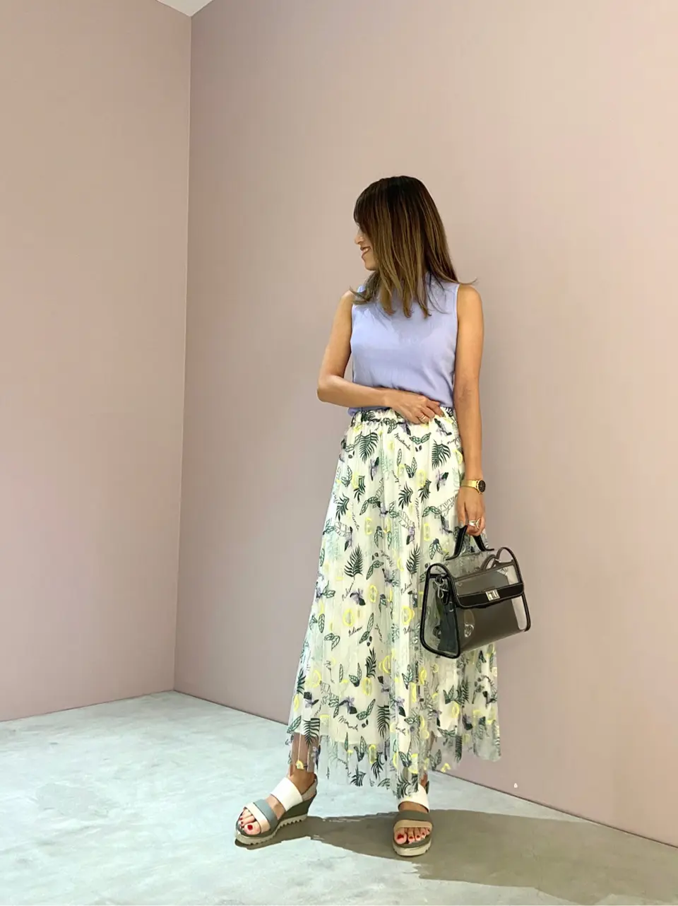 ORIGINATED IN GRACE CONTINENTAL yukimi yonee コーディネート画像