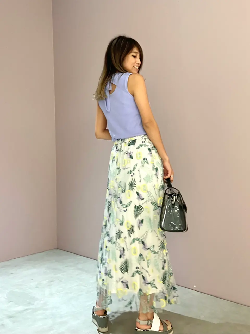 ORIGINATED IN GRACE CONTINENTAL yukimi yonee コーディネート画像