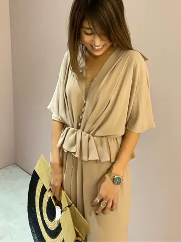 ORIGINATED IN GRACE CONTINENTAL yukimi yonee コーディネート画像