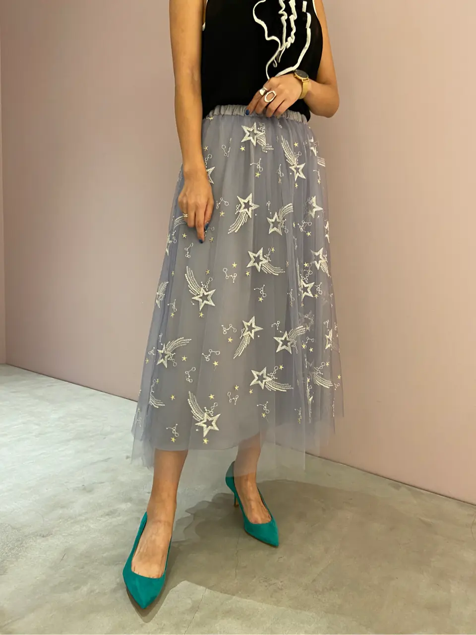 ORIGINATED IN GRACE CONTINENTAL yukimi yonee コーディネート画像