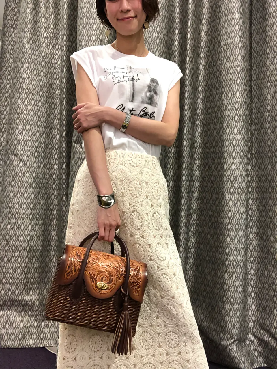 ORIGINATED IN GRACE CONTINENTAL 亀田 未希 コーディネート画像