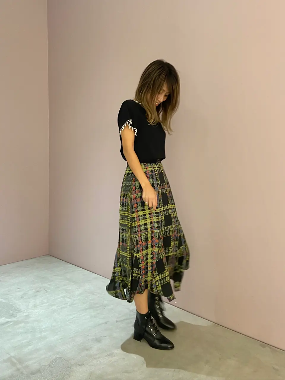 ORIGINATED IN GRACE CONTINENTAL yukimi yonee コーディネート画像