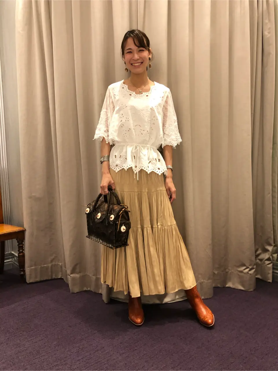 ORIGINATED IN GRACE CONTINENTAL 亀田 未希 コーディネート画像