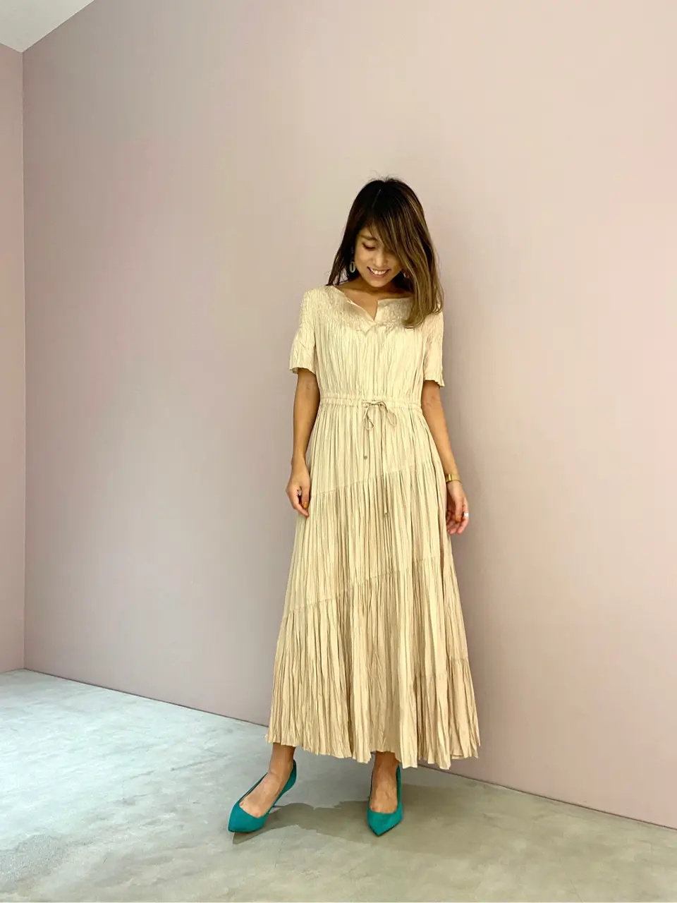 ORIGINATED IN GRACE CONTINENTAL yukimi yonee コーディネート画像