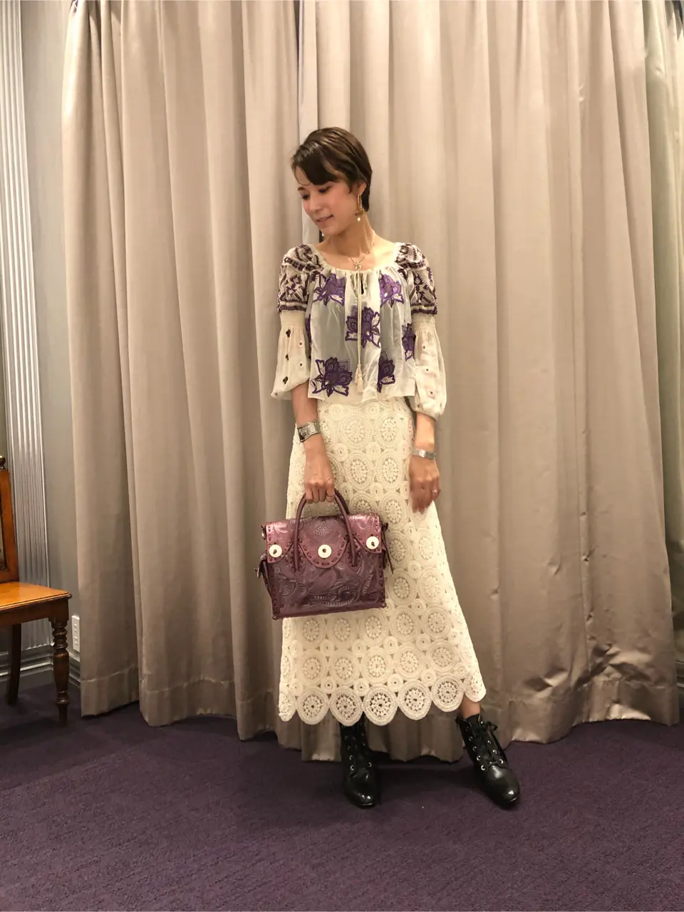 ORIGINATED IN GRACE CONTINENTAL 亀田 未希 コーディネート画像