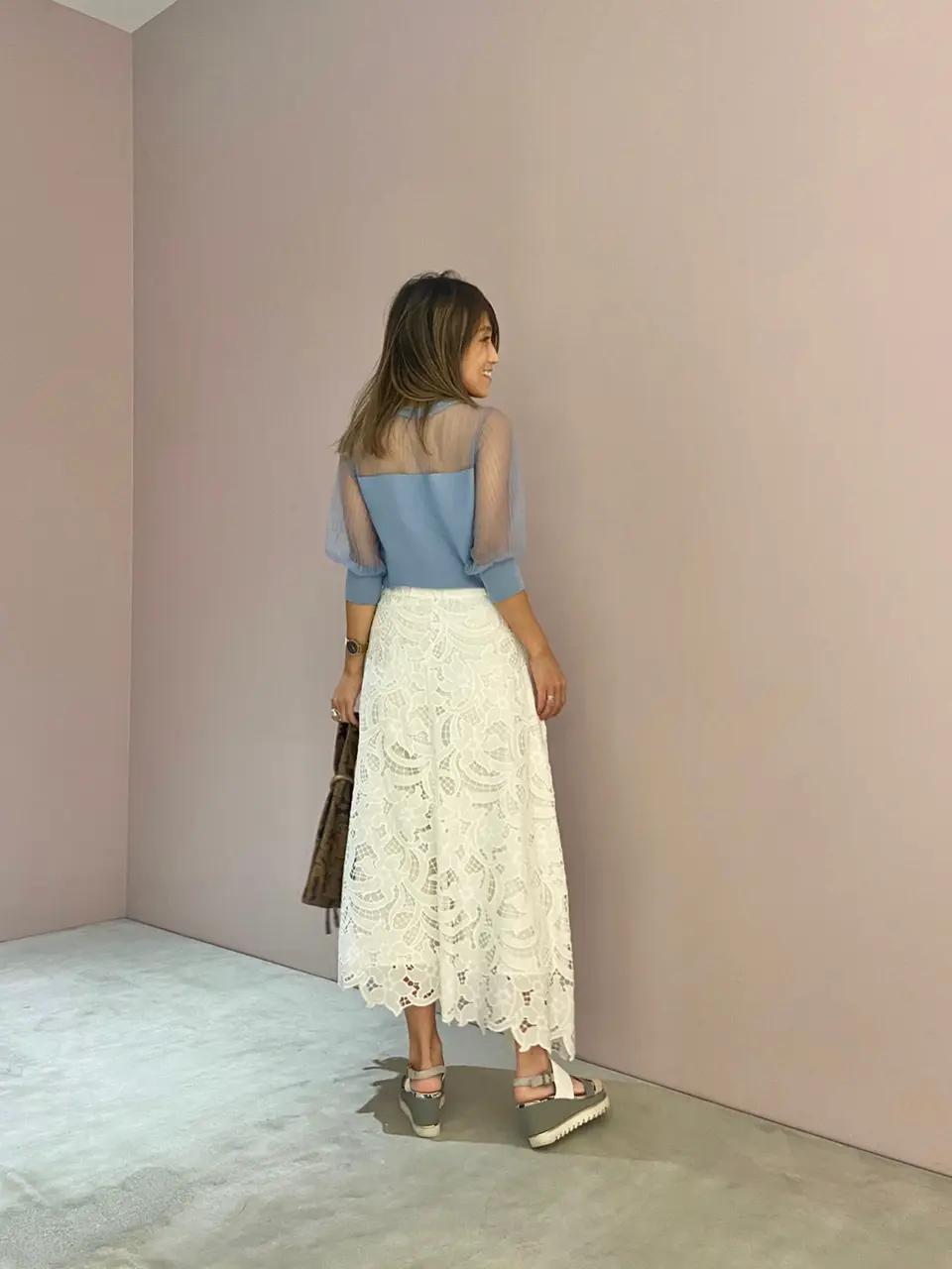 ORIGINATED IN GRACE CONTINENTAL yukimi yonee コーディネート画像