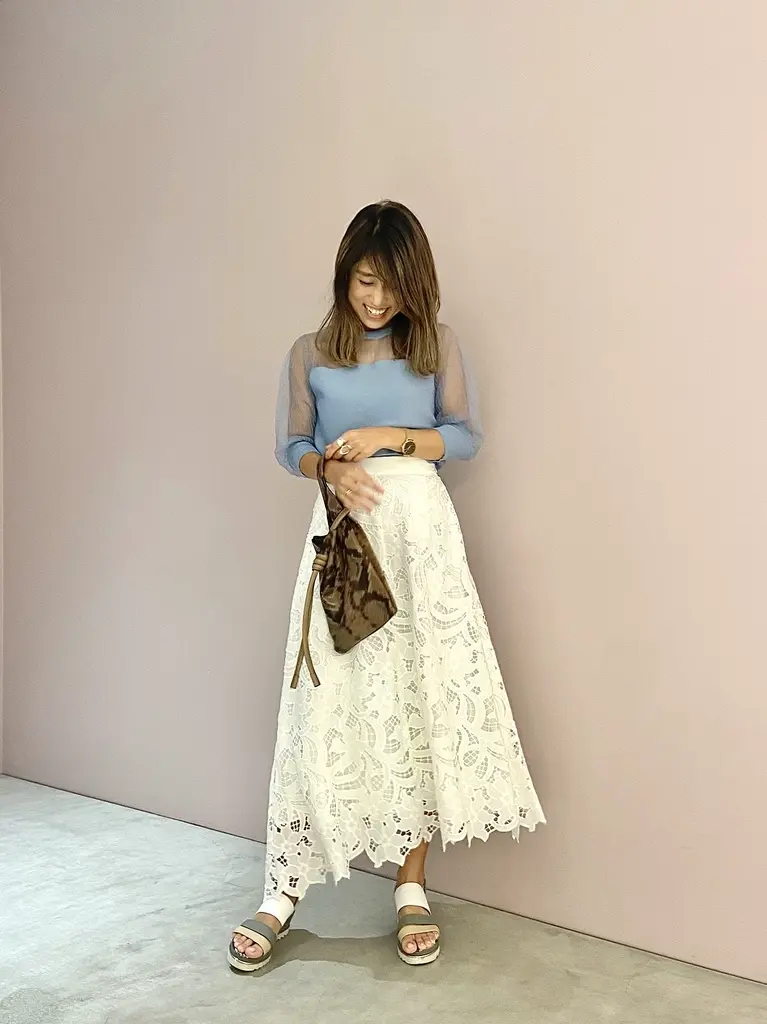 ORIGINATED IN GRACE CONTINENTAL yukimi yonee コーディネート画像