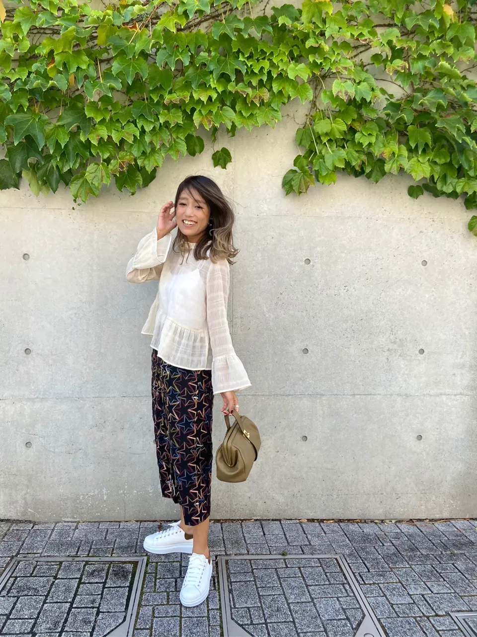 ORIGINATED IN GRACE CONTINENTAL yukimi yonee コーディネート画像