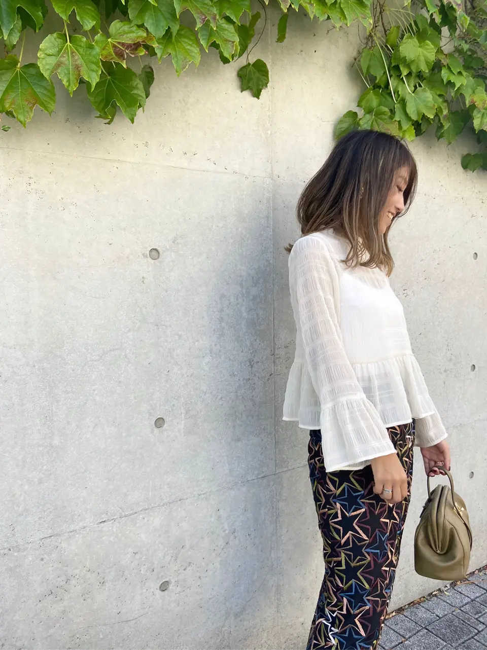 ORIGINATED IN GRACE CONTINENTAL yukimi yonee コーディネート画像