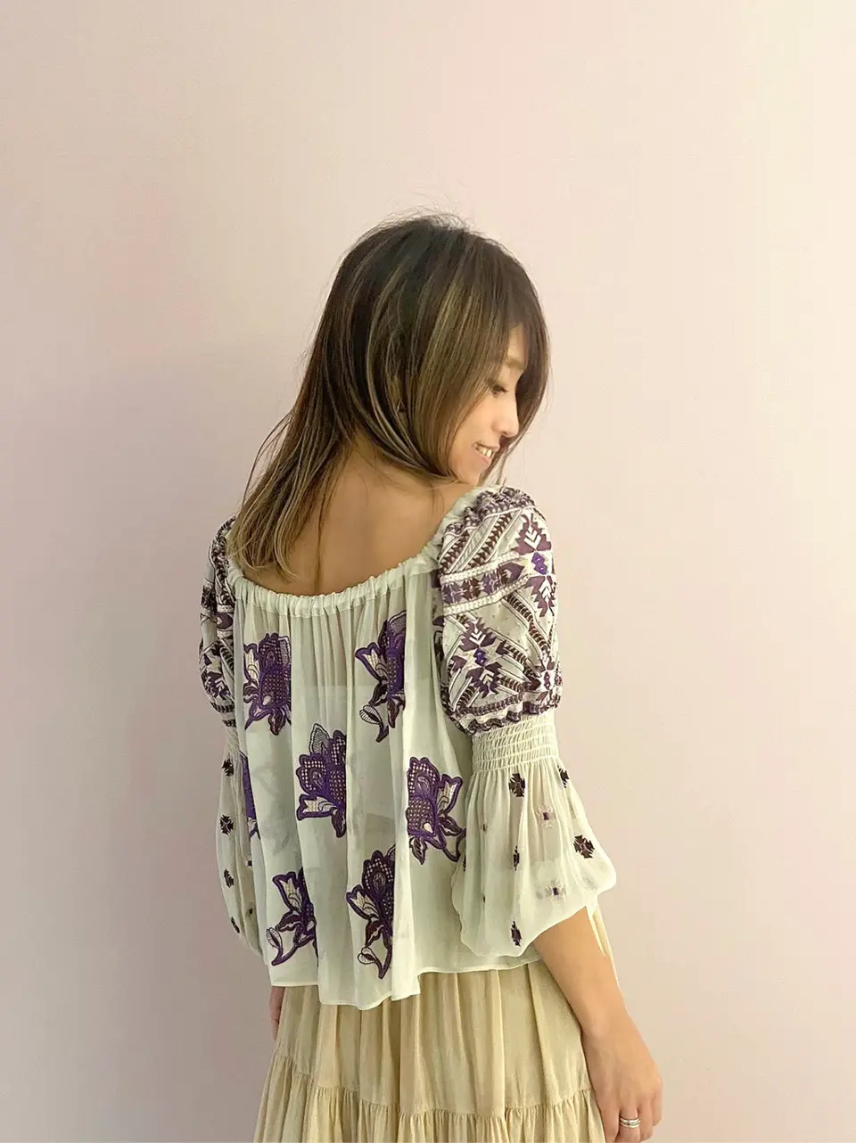 ORIGINATED IN GRACE CONTINENTAL yukimi yonee コーディネート画像