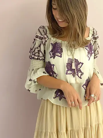 ORIGINATED IN GRACE CONTINENTAL yukimi yonee コーディネート画像