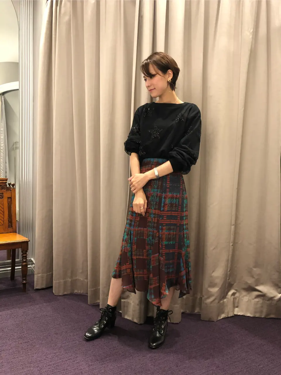 ORIGINATED IN GRACE CONTINENTAL 亀田 未希 コーディネート画像