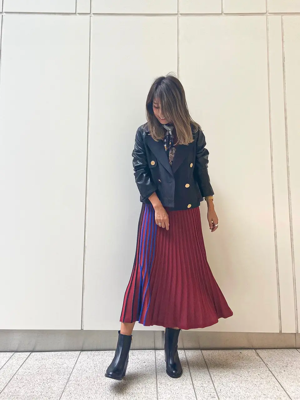 ORIGINATED IN GRACE CONTINENTAL yukimi yonee コーディネート画像