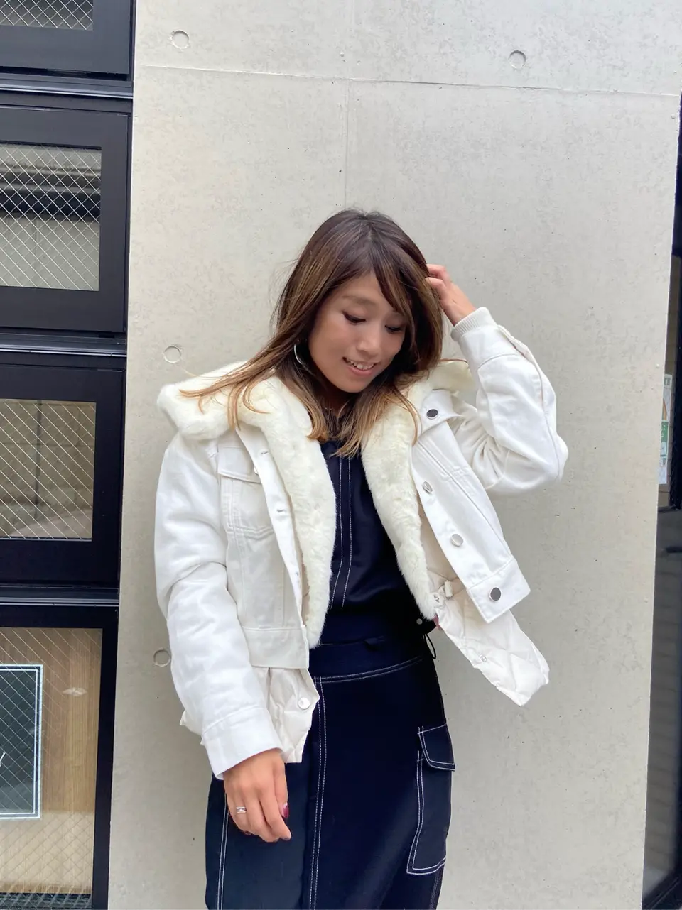 ORIGINATED IN GRACE CONTINENTAL yukimi yonee コーディネート画像